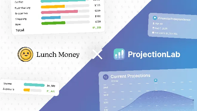 Lunch Money Partners with ProjectionLab