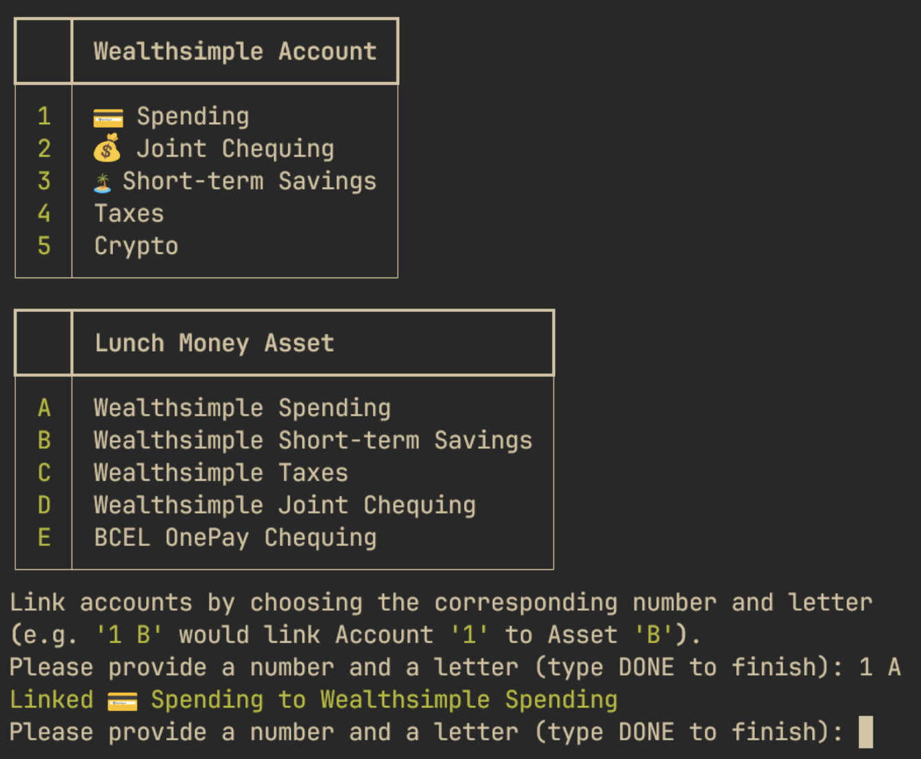 screenshots of lunchsimple