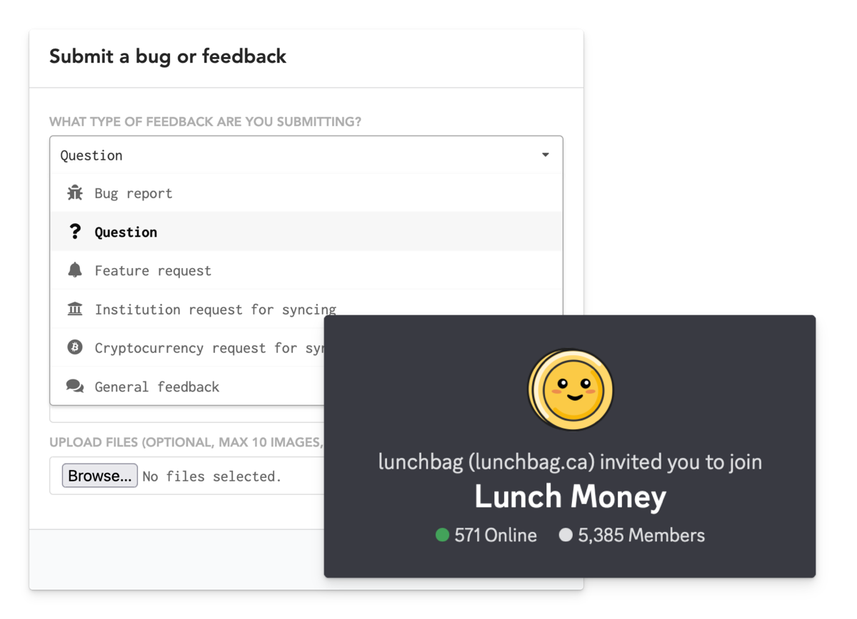 Support | Lunch Money